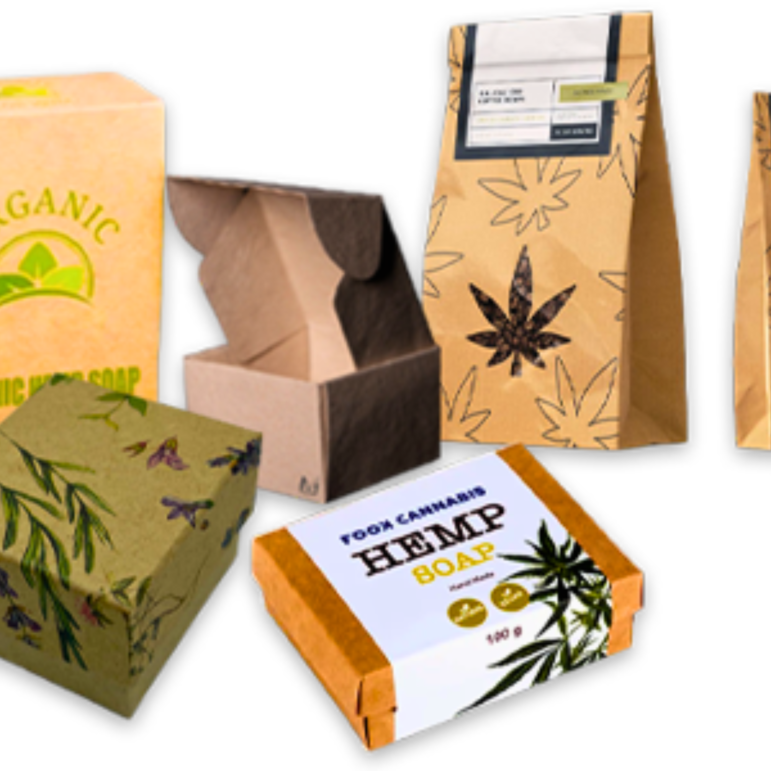 Materials: Eco-Friendly Cardboard: Sustainable materials that align with the natural and organic nature of hemp products. Recycled Materials: Options for packaging made from recycled fibers to support environmental goals. Durable Board: Provides protection and durability for various hemp products, including oils, creams, and edibles. Customization: Sizes and Shapes: Custom dimensions to fit different hemp products, including tinctures, capsules, and topical applications. Printing: High-quality, full-color printing with options for natural, organic-themed designs and branding. Design Features: Custom shapes and designs that highlight the natural and organic qualities of the hemp products. Design Elements: Protective Linings: Inner coatings or dividers to ensure product safety and prevent damage. Eco-Friendly Inks: Use of soy-based or other environmentally friendly inks for printing. Tamper-Evident Features: Secure closures that comply with industry regulations. Sustainability: Biodegradable Materials: Options for biodegradable packaging to reduce environmental impact. Recyclable Options: Use of recyclable materials to support green practices. Order and Delivery: Custom Solutions: Tailored packaging solutions that fit specific hemp product needs. Efficient Delivery: Delivery schedules designed to meet your needs and ensure timely arrival.